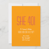 40e verjaardag uitnodiging - Drink Drink (Achterkant)