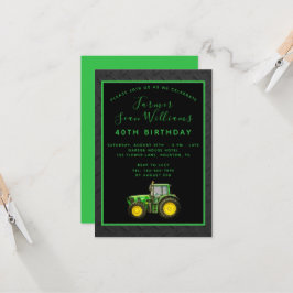 40e verjaardag van de boer kaart
