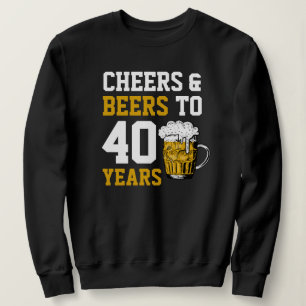 40e verjaardag van de Cheers & Beers tot 40 jaar Trui