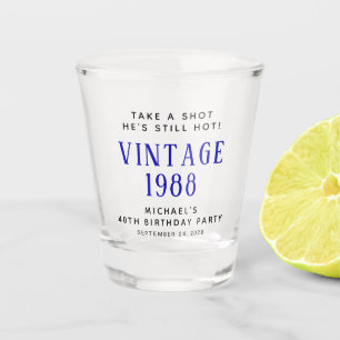 40e verjaardag van de Favor Shot Glas