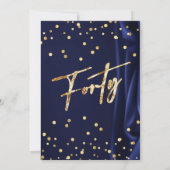 40e verjaardag van de fijne marine kaart (Achterkant)