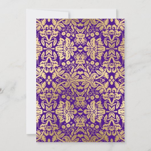 40e verjaardag van de gouden Paars Kaart (Achterkant)