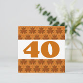 40e verjaardag van de gouden toppen W917 Kaart (Staand voorkant)