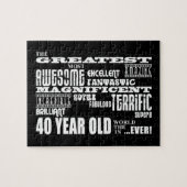 40e verjaardag van de grootste 40e verjaardag legpuzzel (Horizontaal)