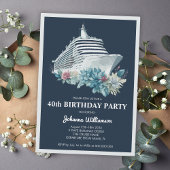 40e verjaardag van de rede van de rede van Elegant Kaart