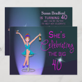 40e verjaardag van de uitnodiging van de partij va (Voorkant / Achterkant)