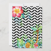 40e verjaardag van de uitnodiging van de Tropische (Achterkant)