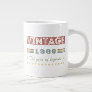 40e verjaardag van de Vintage van het cadeautje va Extra Grote Beker