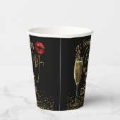 40e verjaardag - Ze kust haar 30's vaarwel Papieren Bekers (Rechts)