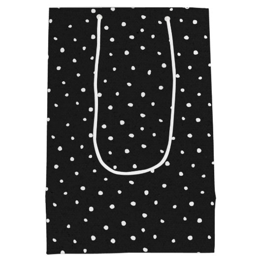 40e verjaardag Zipper op pooldots Medium Cadeauzakje (Achterkant)