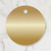 40e verjaardag zwarte goudfeest Thuiscadeau Label (Achterkant)