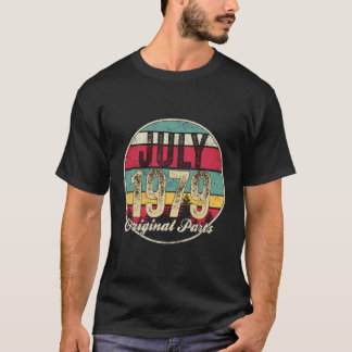 40e verjaardagscadeau Vintage juli 1979 origineel T-shirt