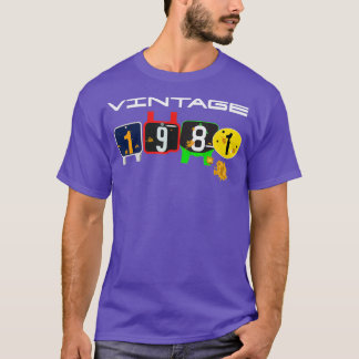 40e verjaardagscadeau voor Motorcross Racer gebore T-shirt