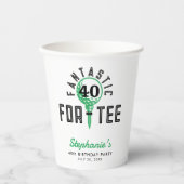 40e verjaardagsfeest Fantastisch voor-T-shirt wit Papieren Bekers (Voorkant)