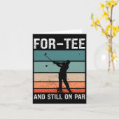 40e verjaardagsfeest voor-t-shirt en nog steeds op kaart (Gele Bloem)