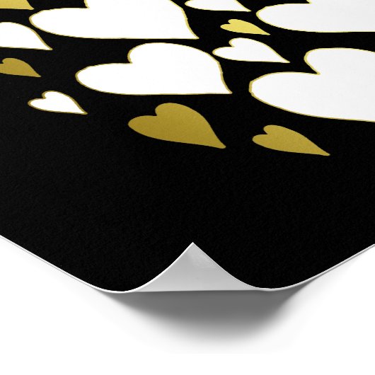 40e Verjaardagsposter - 40 Redenen waarom we van j Poster (Hoek)