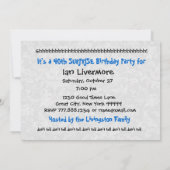 40e VERZEKERING Midnight Birthday Sjabloon V21 Kaart (Achterkant)