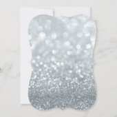 40ème Lustre en verre d'argent Invitation de fête  (Dos)