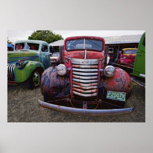 40s ERA GMC TRUCK Poster