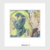 40s Golden age  horror strips, enge retro Sticker (Vel)