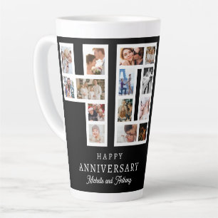 40ste huwelijksjubileum Fotocollage Latte Mok