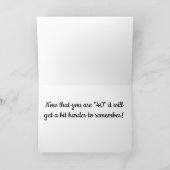 ***40ste VERJAARDAG*** HERINNER JE JE DEZE TELEFOO Kaart (Binnen)