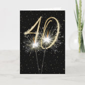40ste verjaardag kaart (Voorkant)