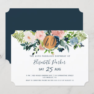 40ste verjaardag van de moderne bloemenmarine wate kaart