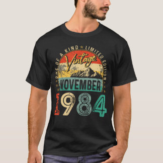 40ste verjaardagscadeau november 1984 m t-shirt