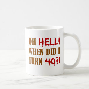 40th Birthday Gag Gift Koffiemok
