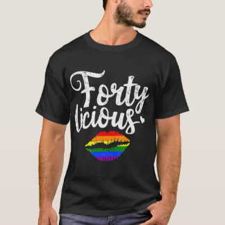 40th Birthday Gift for Gay Lesbian LGB T-shirt