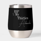 40th Birthday Party RIP 30s Black and White (Arrière)