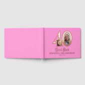 40th Birthday photo name pink rose gold (Complet)