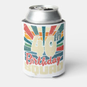 40th Birthday Squad  Retro Funny Blikjeskoeler (Blikje Achterkant)