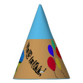 40th Over the Hill Cupcake Balloons Party Petten Feesthoedjes (Rechts)