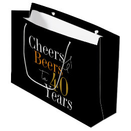 40th Verjaardag Proost en Beers Feestgunst Groot Cadeauzakje