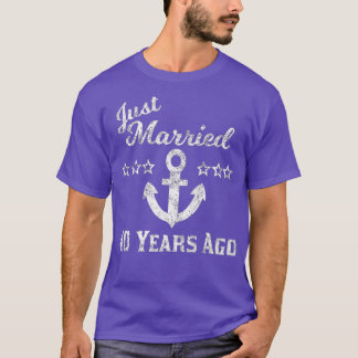 40th Wedding Jubileum Cruise 40 jaar T-shirt
