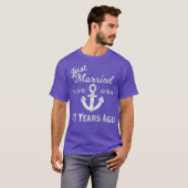 40th Wedding Jubileum Cruise 40 jaar T-shirt (Voorkant volledig)
