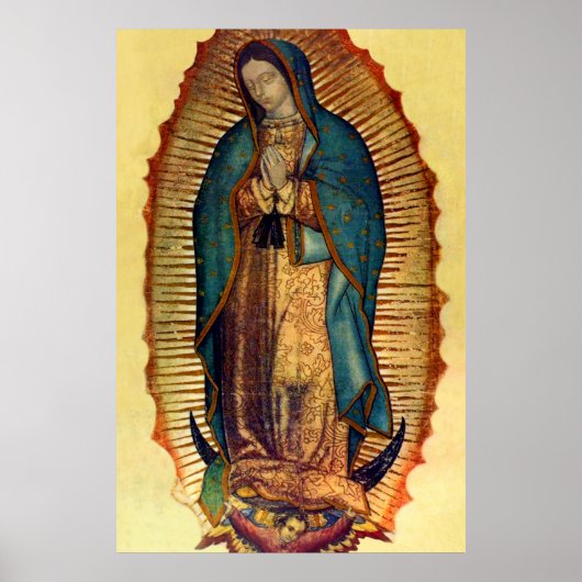 40x60 Poster Notre Dame Guadalupe Imprimer Photo (Devant)