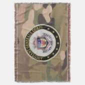 [410] AG Corps Regimental Insignia [3D] Deken (Voorkant Verticaal)