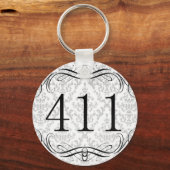 411 Netnummer Sleutelhanger (Voorkant)