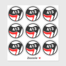413 Antifascist Sticker Pack