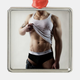 41786a Hunk Metalen Ornament