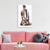 41873a Soccer Jock Canvas Afdruk (Insitu (Woonkamer))