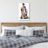 41873a Soccer Jock Canvas Afdruk (Insitu (Slaapkamer))
