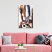 41873a Soccer Jock Canvas Afdruk (Insitu (Woonkamer))