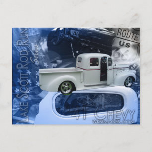 41 Chevy-Lake Scott Rod run Series Briefkaart