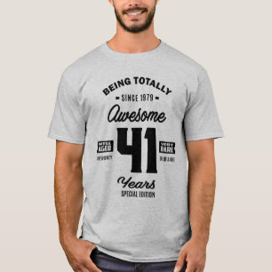 41 jaar oude 41ste verjaardag sinds 1979 Funny Gif T-shirt