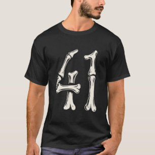 41 Meme Halloween Skelet 4 1 Meme Grappig Veertig T-shirt