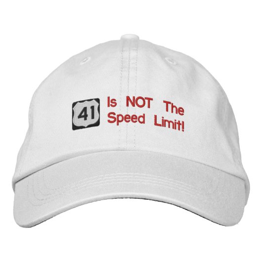 41 N'Est PAS Le Casquette Limite De Vitesse (Devant)